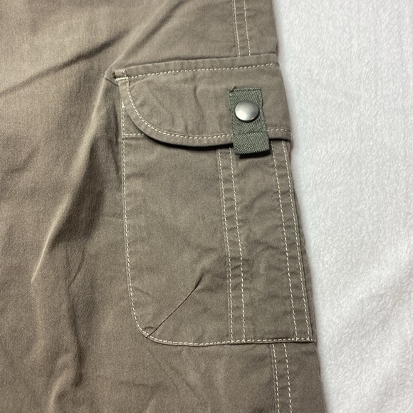 Kuhl Vintage Patina Dye khaki cargo pants size 12 - Picture 7 of 10